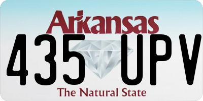 AR license plate 435UPV