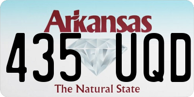AR license plate 435UQD