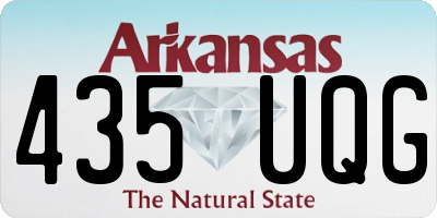 AR license plate 435UQG