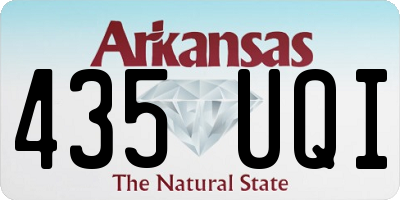 AR license plate 435UQI