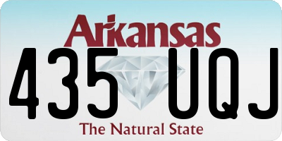 AR license plate 435UQJ