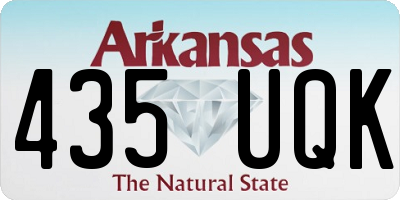 AR license plate 435UQK
