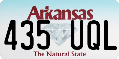 AR license plate 435UQL