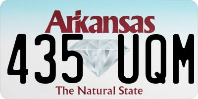 AR license plate 435UQM