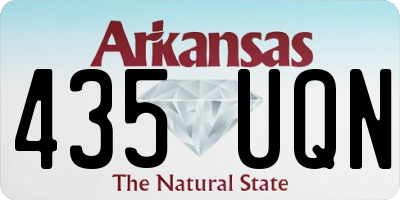 AR license plate 435UQN