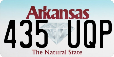 AR license plate 435UQP