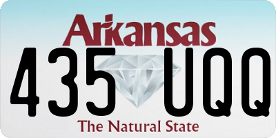 AR license plate 435UQQ