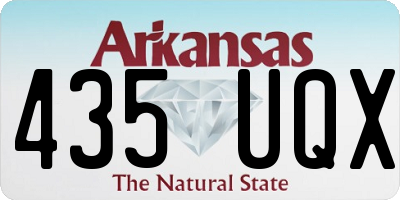 AR license plate 435UQX