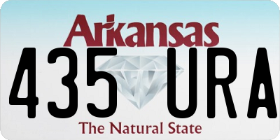 AR license plate 435URA
