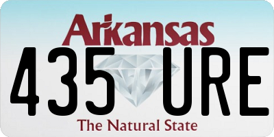 AR license plate 435URE