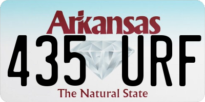 AR license plate 435URF
