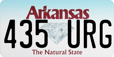 AR license plate 435URG