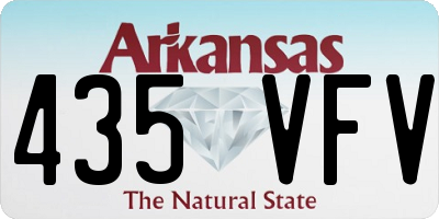 AR license plate 435VFV