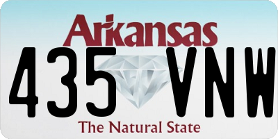 AR license plate 435VNW