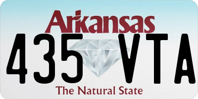AR license plate 435VTA
