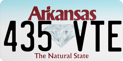 AR license plate 435VTE