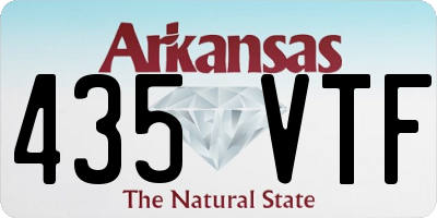 AR license plate 435VTF
