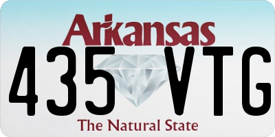 AR license plate 435VTG