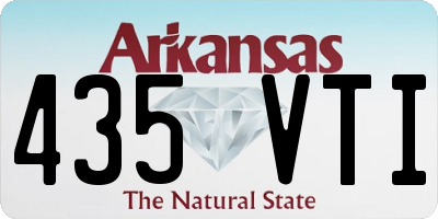 AR license plate 435VTI