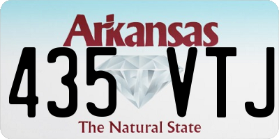 AR license plate 435VTJ