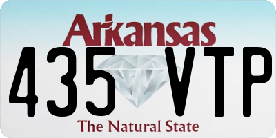 AR license plate 435VTP