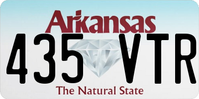 AR license plate 435VTR