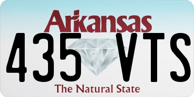 AR license plate 435VTS