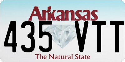AR license plate 435VTT