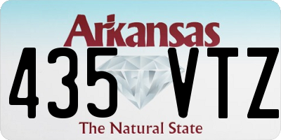 AR license plate 435VTZ