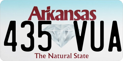 AR license plate 435VUA