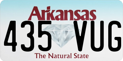 AR license plate 435VUG