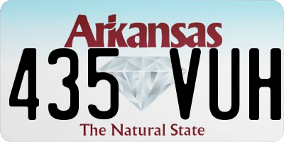 AR license plate 435VUH