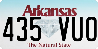 AR license plate 435VUO