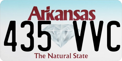 AR license plate 435VVC