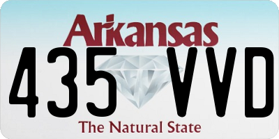 AR license plate 435VVD