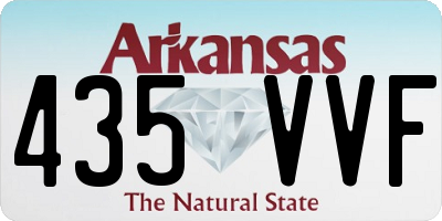 AR license plate 435VVF