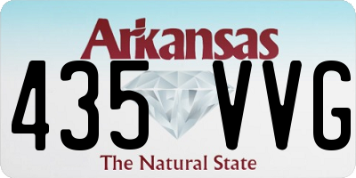 AR license plate 435VVG