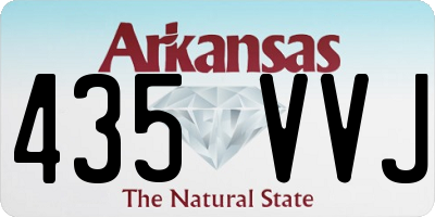 AR license plate 435VVJ