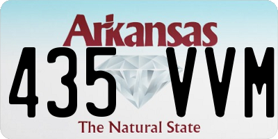 AR license plate 435VVM