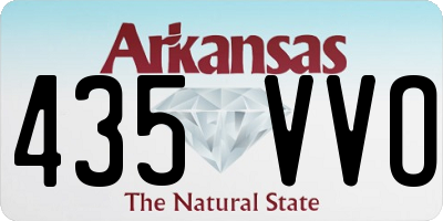 AR license plate 435VVO