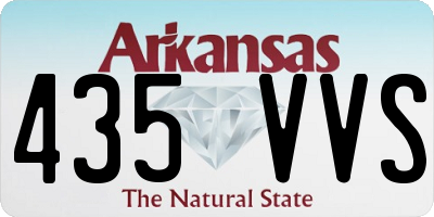 AR license plate 435VVS