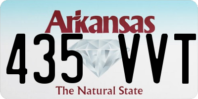 AR license plate 435VVT