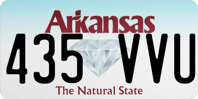 AR license plate 435VVU
