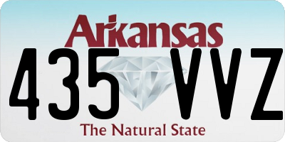 AR license plate 435VVZ