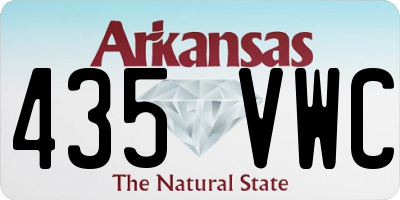 AR license plate 435VWC