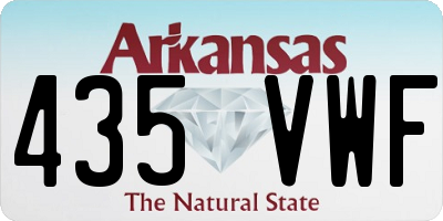 AR license plate 435VWF