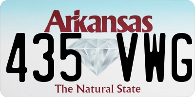 AR license plate 435VWG