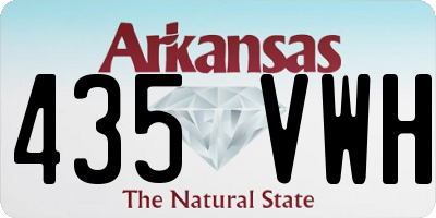 AR license plate 435VWH
