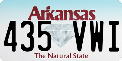 AR license plate 435VWI