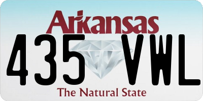 AR license plate 435VWL